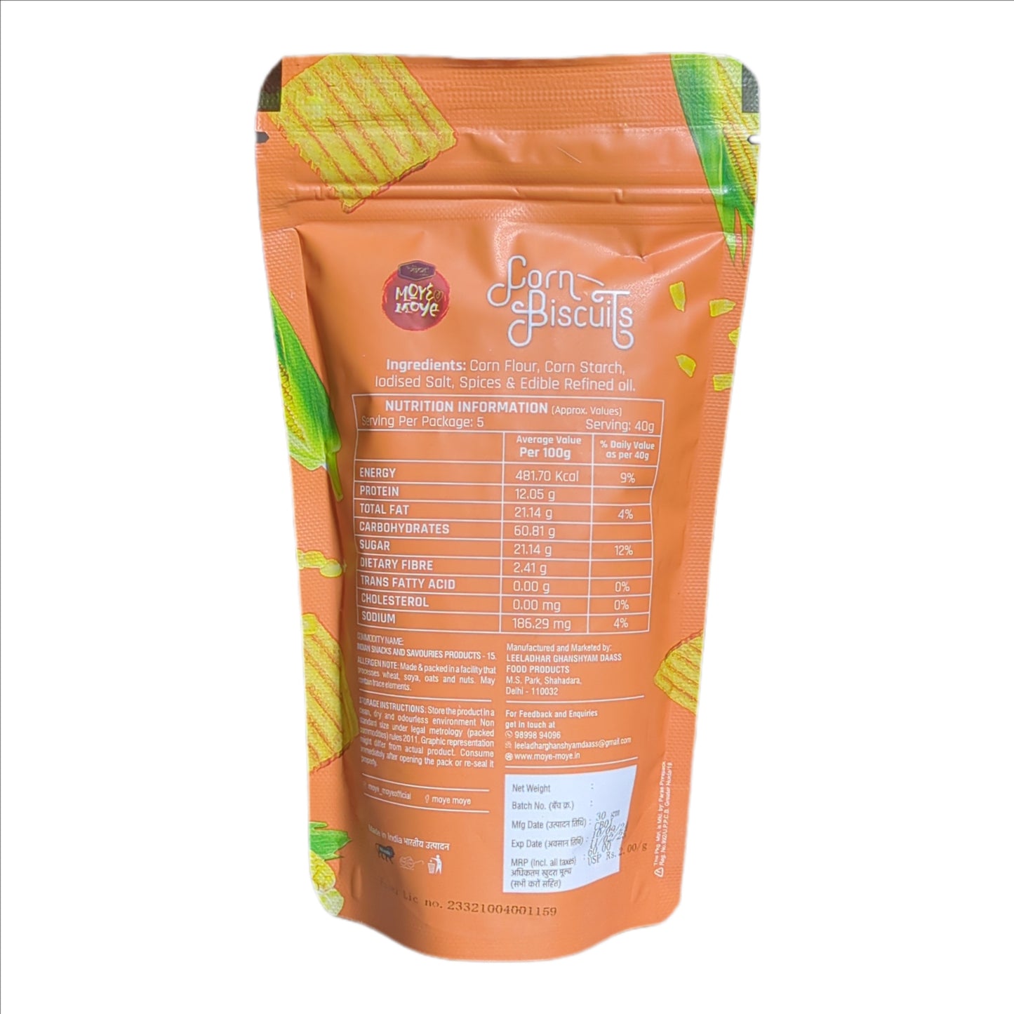 Corn Biscuits Snacks