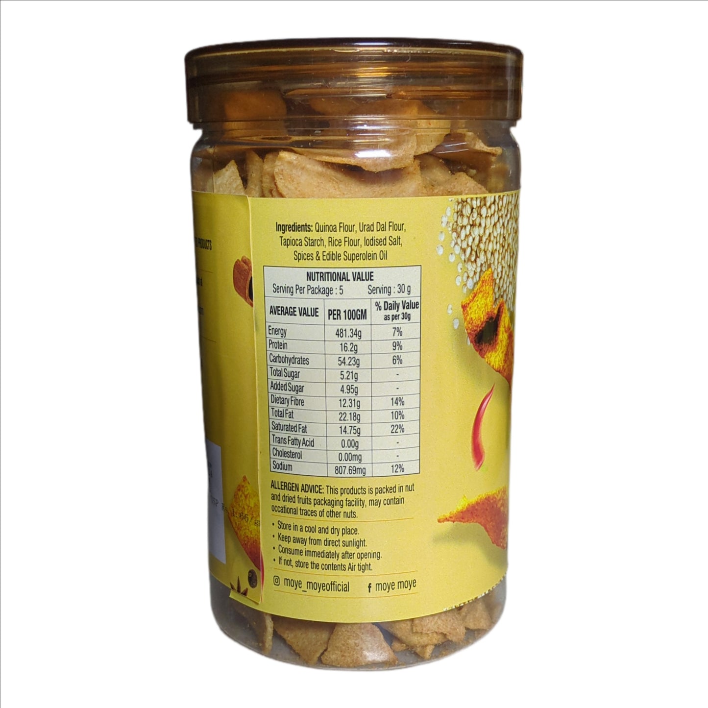 Quinoa Jalapeno Chips