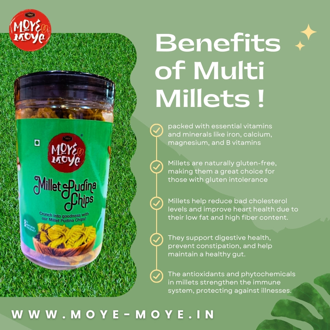 Millet pudina Chips