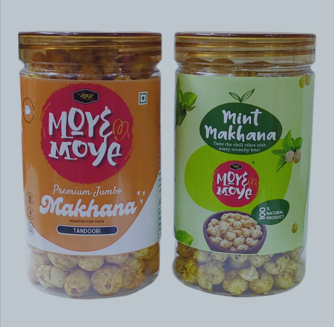 Tandoori Makhana 80 g + Mint Makhana 80 g (Pack of 2) COMBO