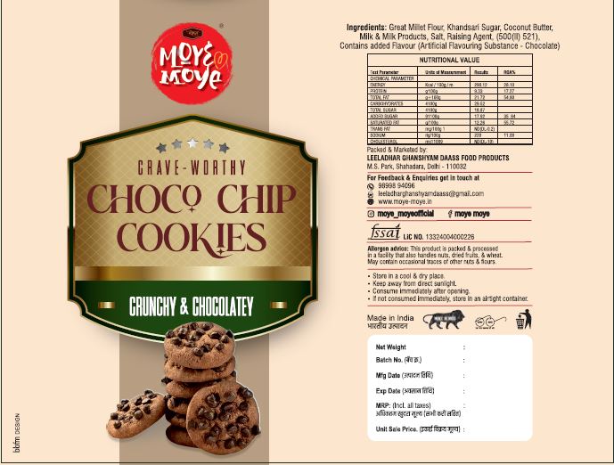 Choco-chip cookies