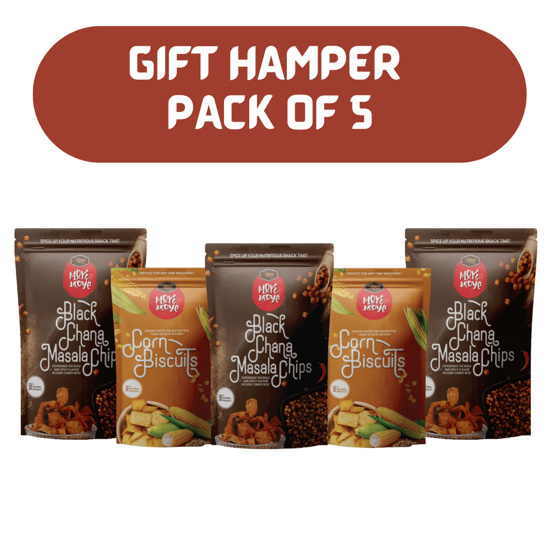 Party Gift Hamper (Corn Biscuit and Black Chana Chips)