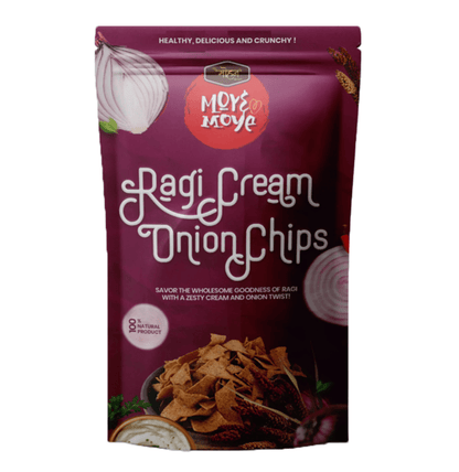 Ragi Cream Onion Chips + Black Chana Masala Chips Snack (Pack of 2 COMBO)